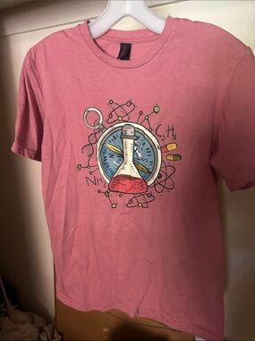 Science Graphic Pink Men’s Crew T-Shirt